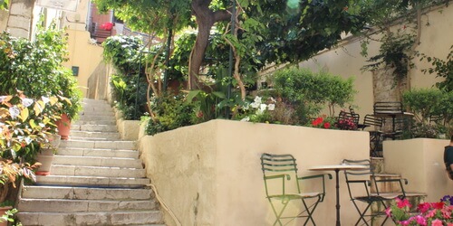 Narrow streets in the Old Town