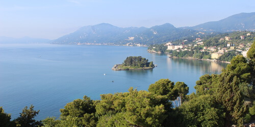Corfu sea bay