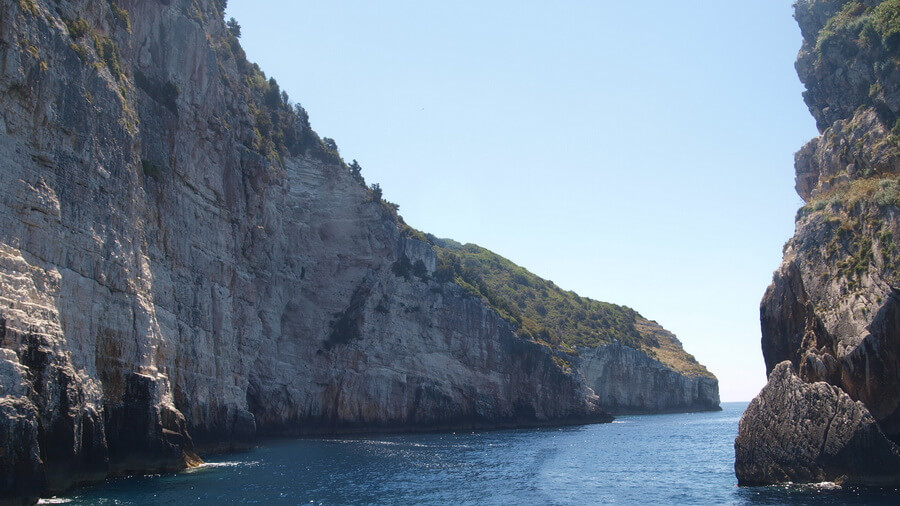 Photo of Corfu sea and land